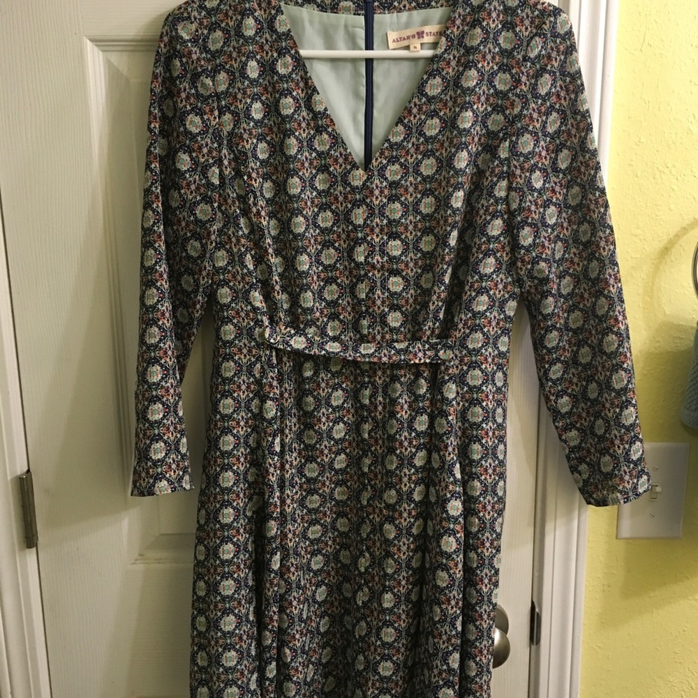 Altar’d state long sleeve mini dress